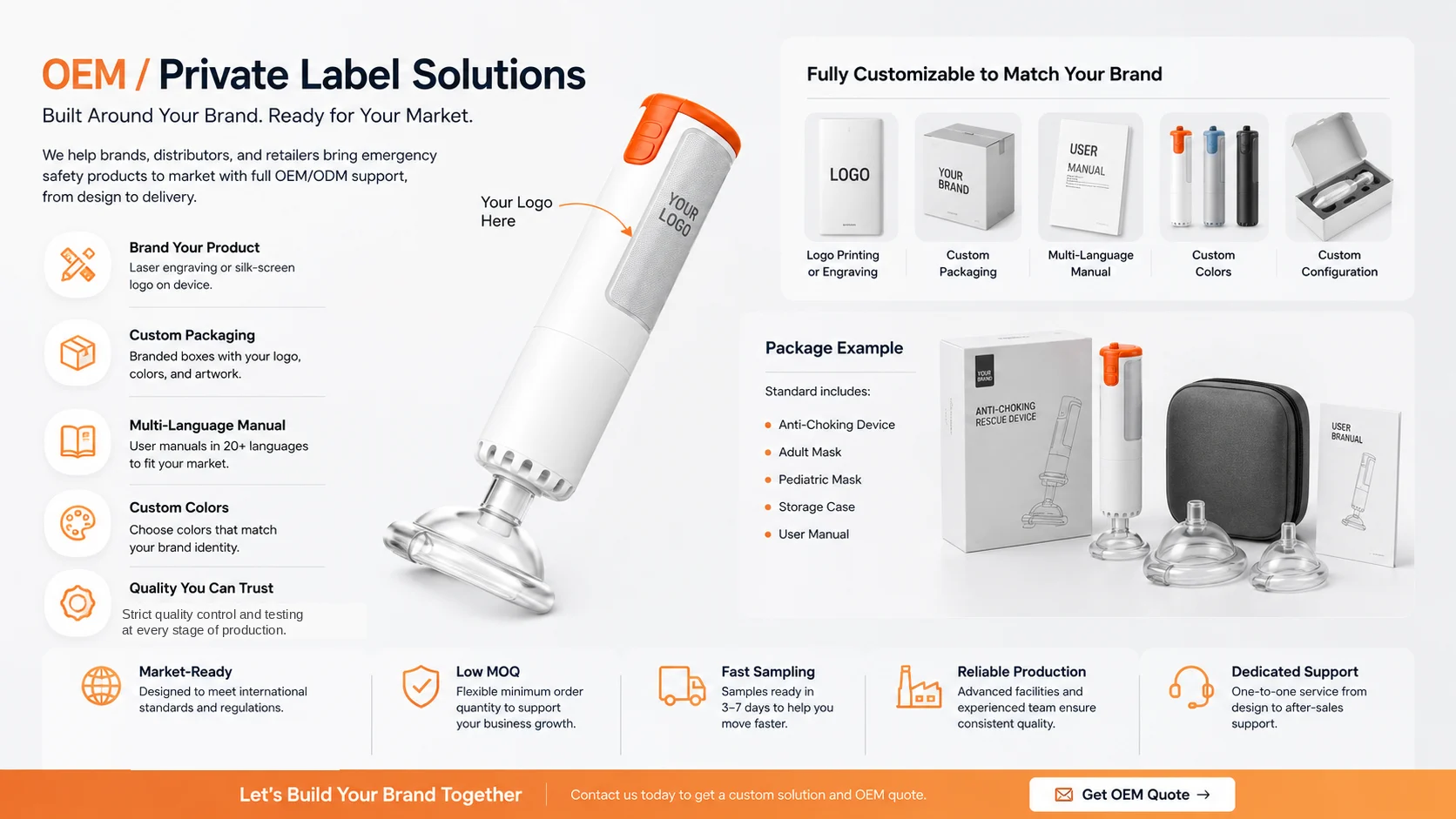 Anti-Choking Rescue Device — OEM / Private Label Solutions
