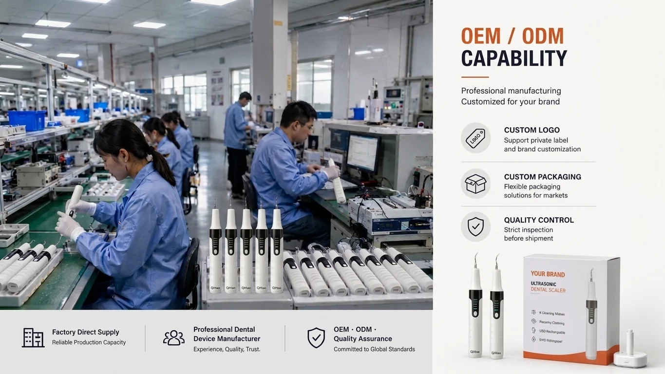 OEM & ODM for Portable Dental Cleaners